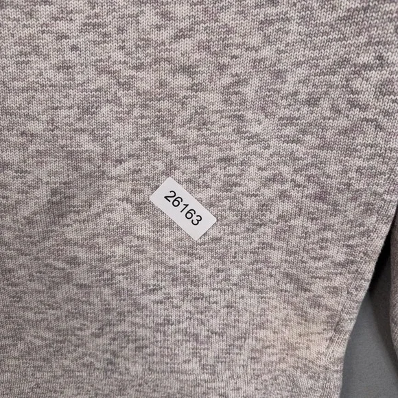 Lululemon Sweater Womens Medium Heathered Beige Knit Crewneck Pullover Boxy Fit - Picture 12 of 12